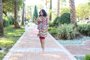 Chigis World Rainbow Coat Fall Fashion