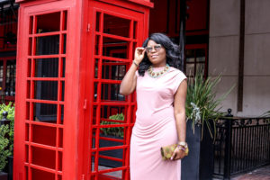 Monochrome Monday - Blush Pink Topshop Nordstrom Neutral Nude Drape Midi Dress Shoedazzle Lasercut Sandals 3REEC's Ankara African Print Jigsaw Clutch Purse Modern Kitty Metal Boxy A’GACI Sunglasses Earthtone Vixen NeckpieceSincerely Yours Sade Statement Necklace Rose Gold Michael Kors Watch