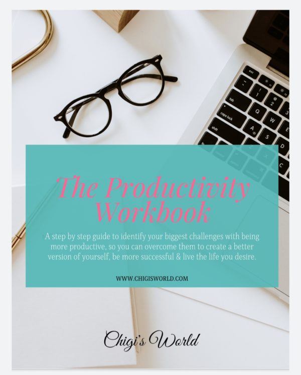 Chigi's World The Productivity Bundle - The Guide, Tools, Resources, Workbook, Planner & Journal Templates Success Tools Tips Systems Strategies